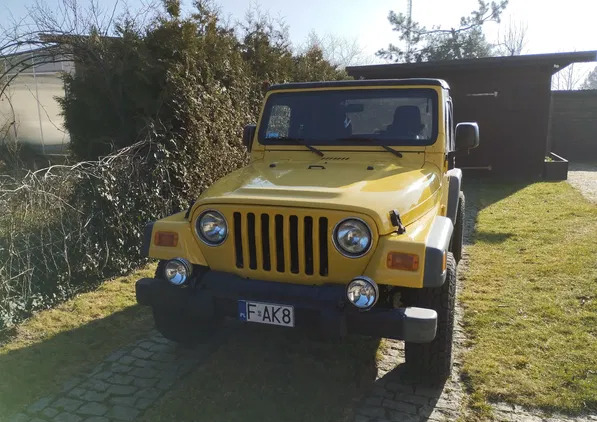 jeep wrangler Jeep Wrangler cena 50000 przebieg: 155000, rok produkcji 2004 z Zabłudów